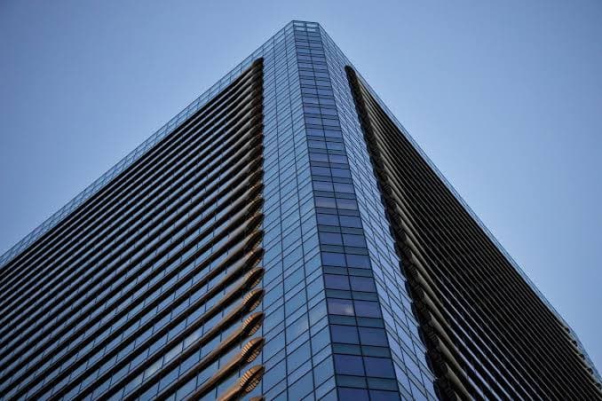 Office building facade in Doha